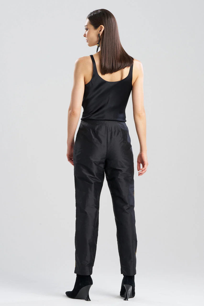 Couture Silk Dupioni Slim Pants - Image 2