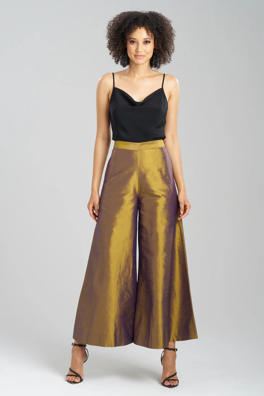 Couture Silk Dupioni Palazzo Pants