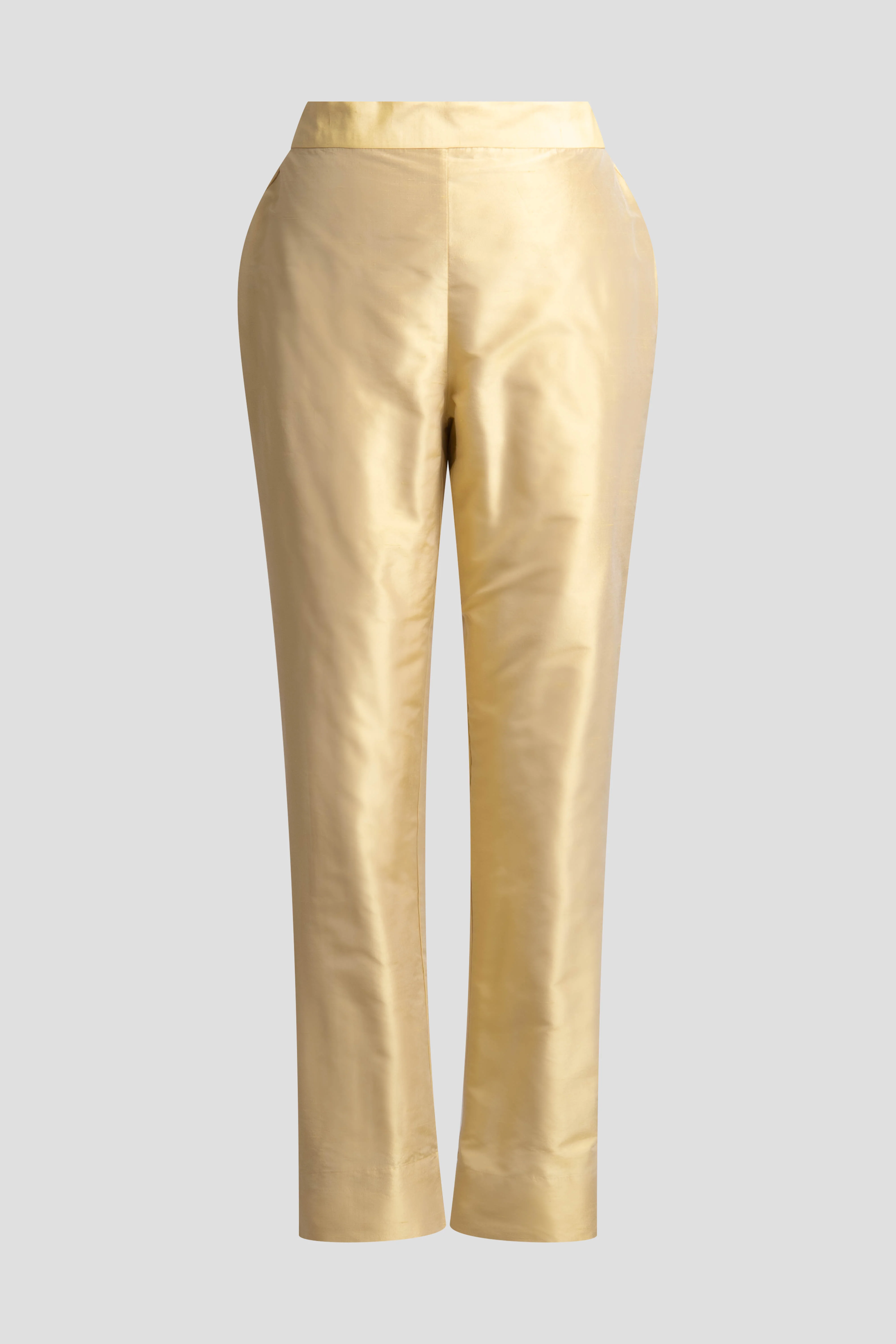 Couture Silk Dupioni Tapered Pants - Image 5