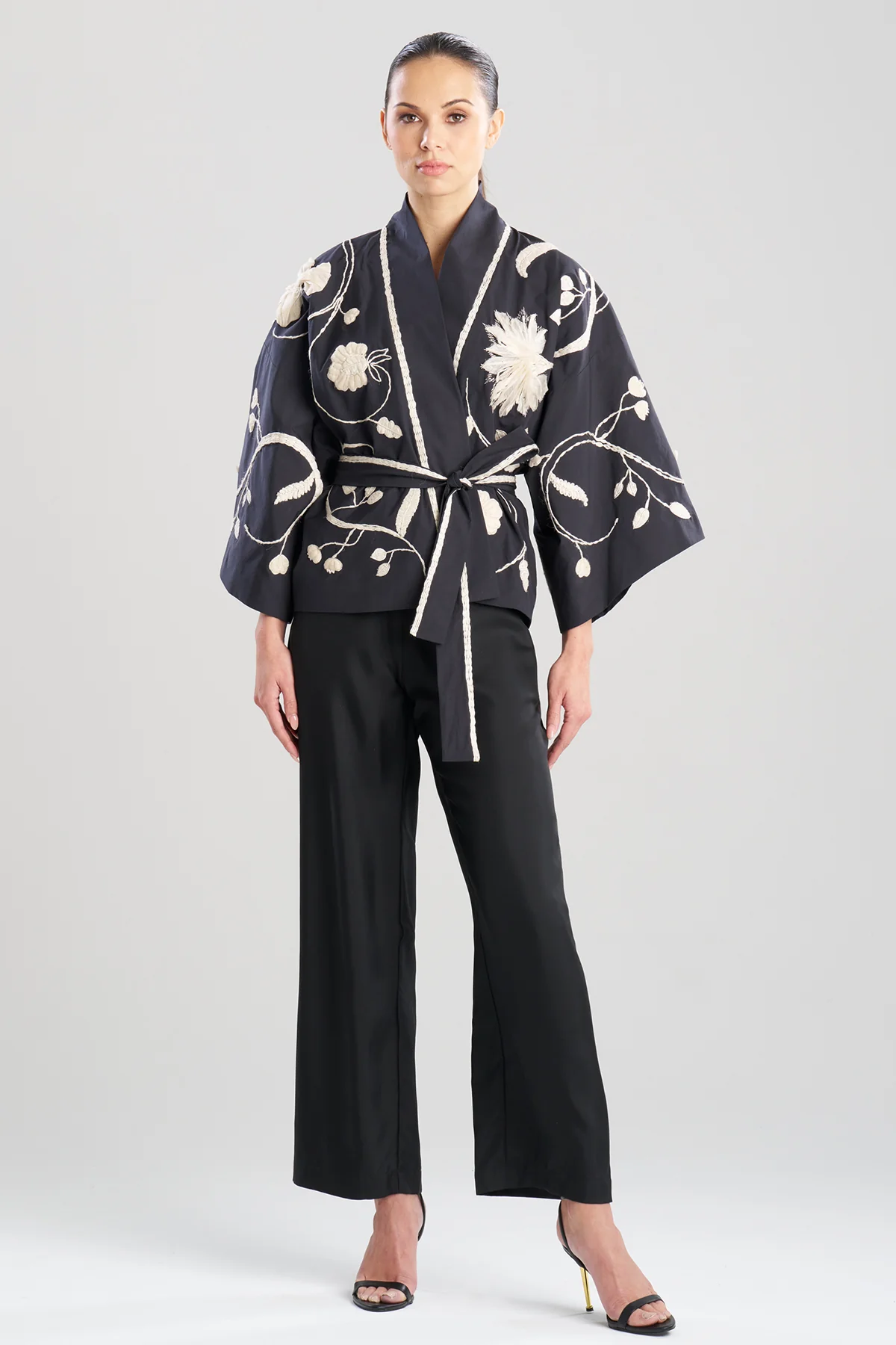 Couture Tech Cotton Taffeta Embellished Jacket - Image 2