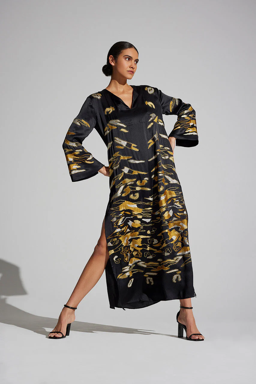 Couture Tiger Stripes Caftan