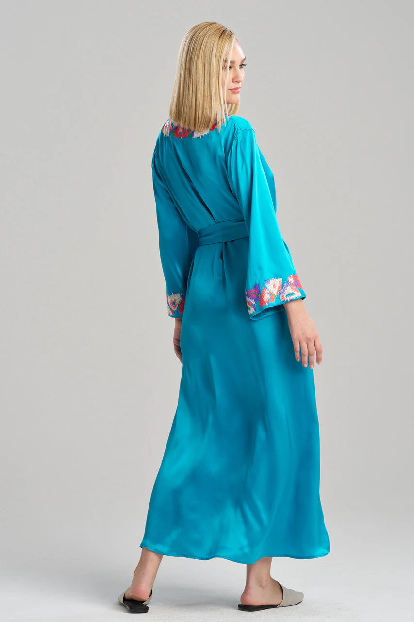 Couture Toulouse Embroidered Silk Caftan - Image 4