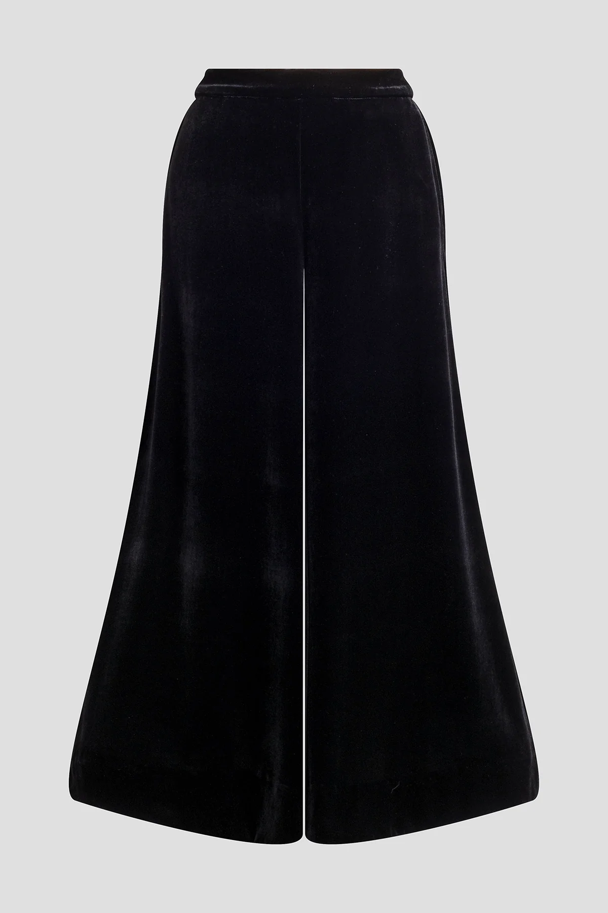 Couture Velvet Silk Palazzo Pants - Image 3