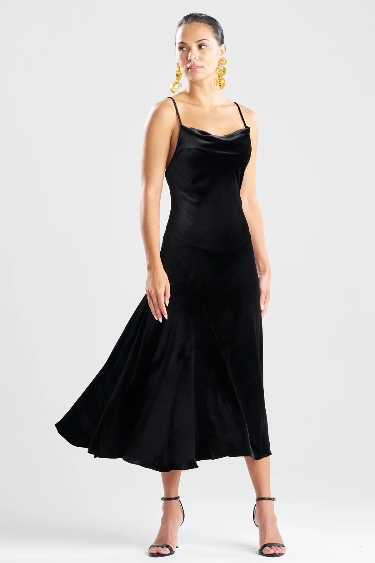Couture Velvet Silk Slip Dress