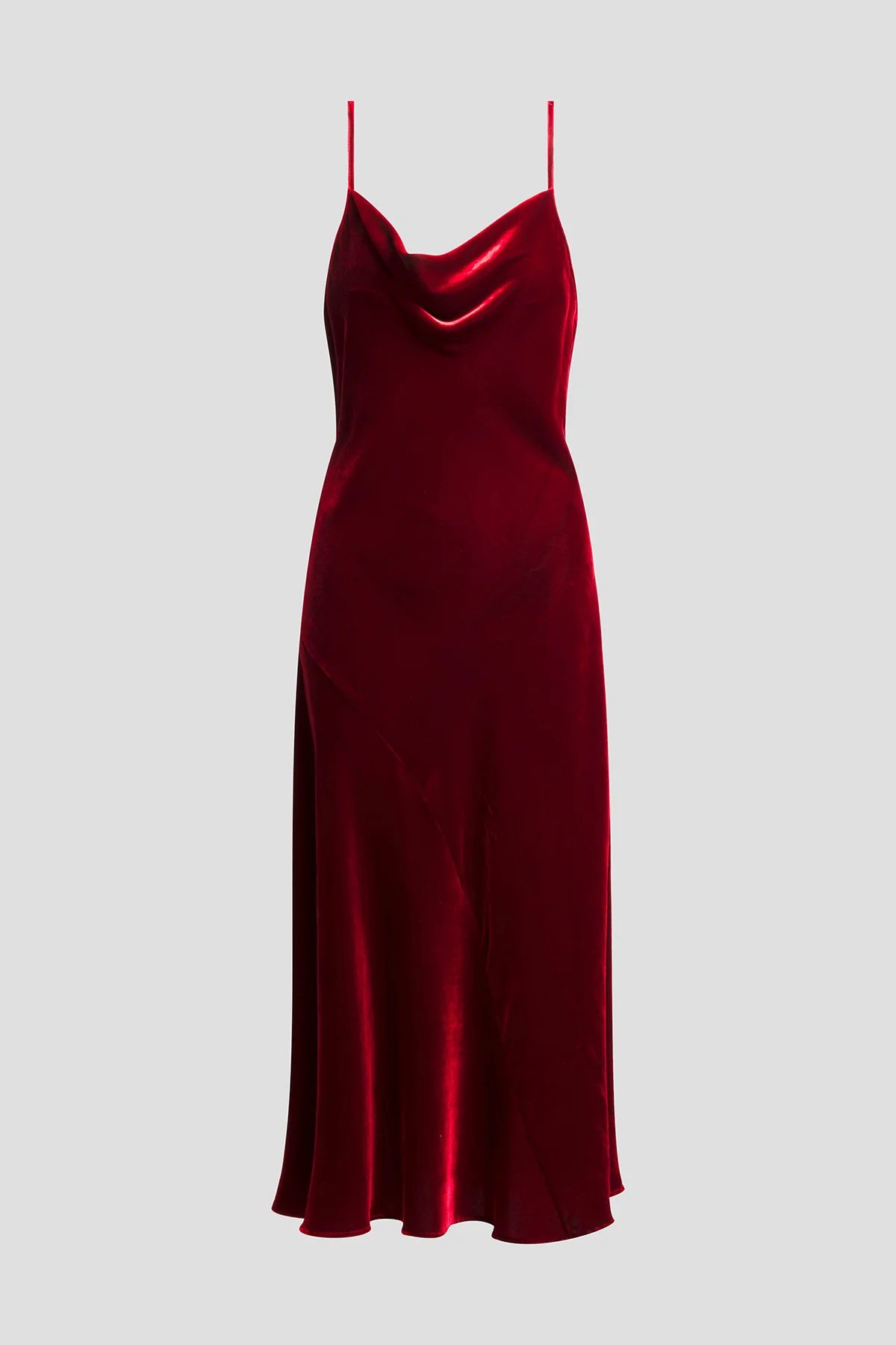 Couture Velvet Silk Slip Dress - Image 4