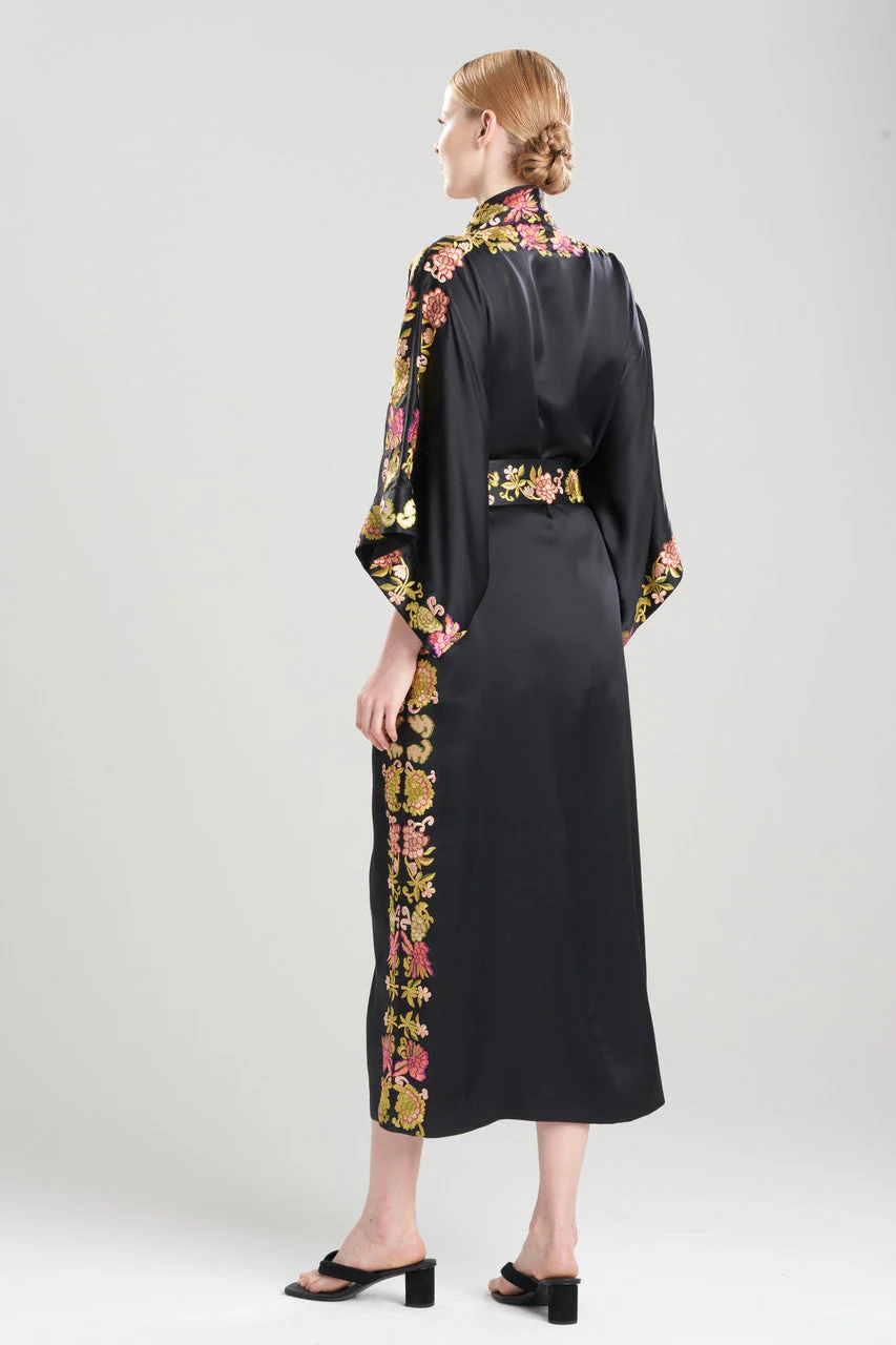 Couture Yasugi Embroidered Silk Robe - Image 2