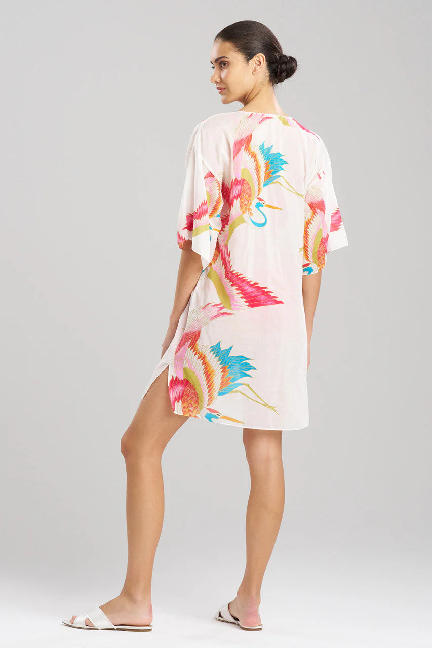 Crane Cotton Silk Sheer Tunic - Image 4