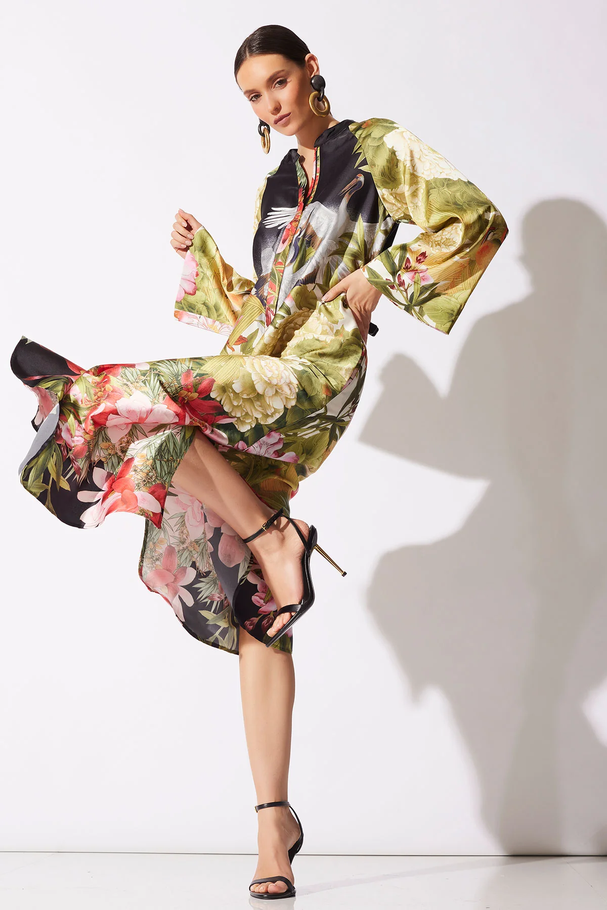 Crane Zip Caftan