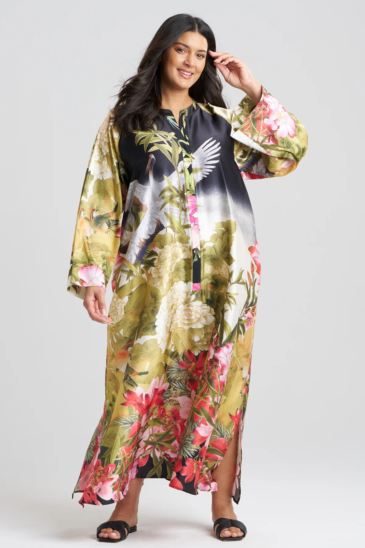 Crane Zip Caftan - Image 4