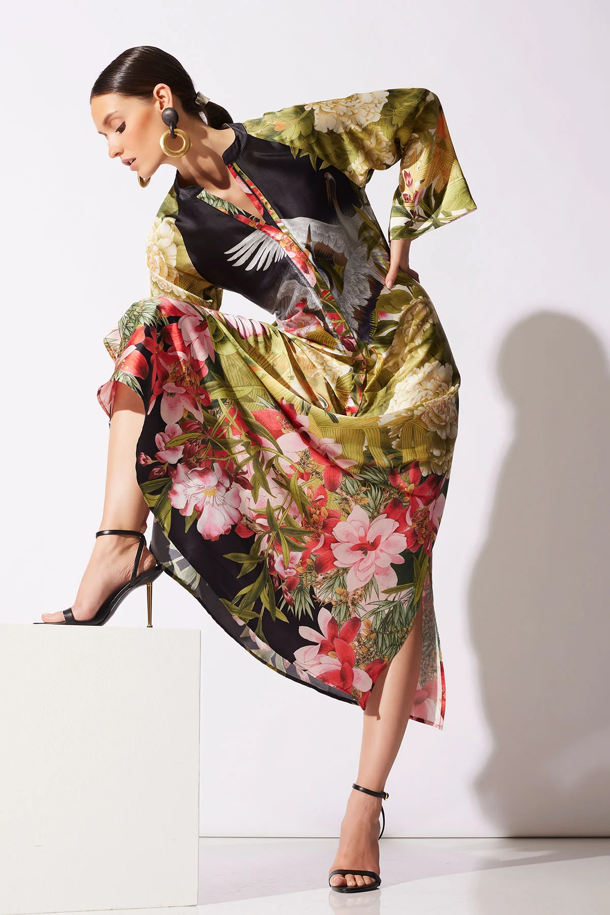 Crane Zip Caftan - Image 6