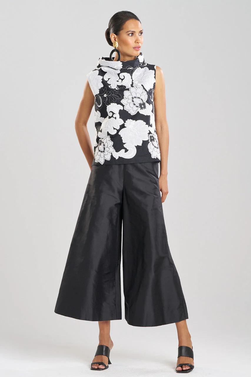 Cressida Applique Crop Funnel Top - Image 2