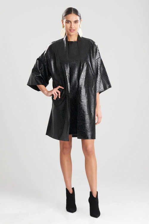Croc Vegan Leather Kimono Topper - Image 12