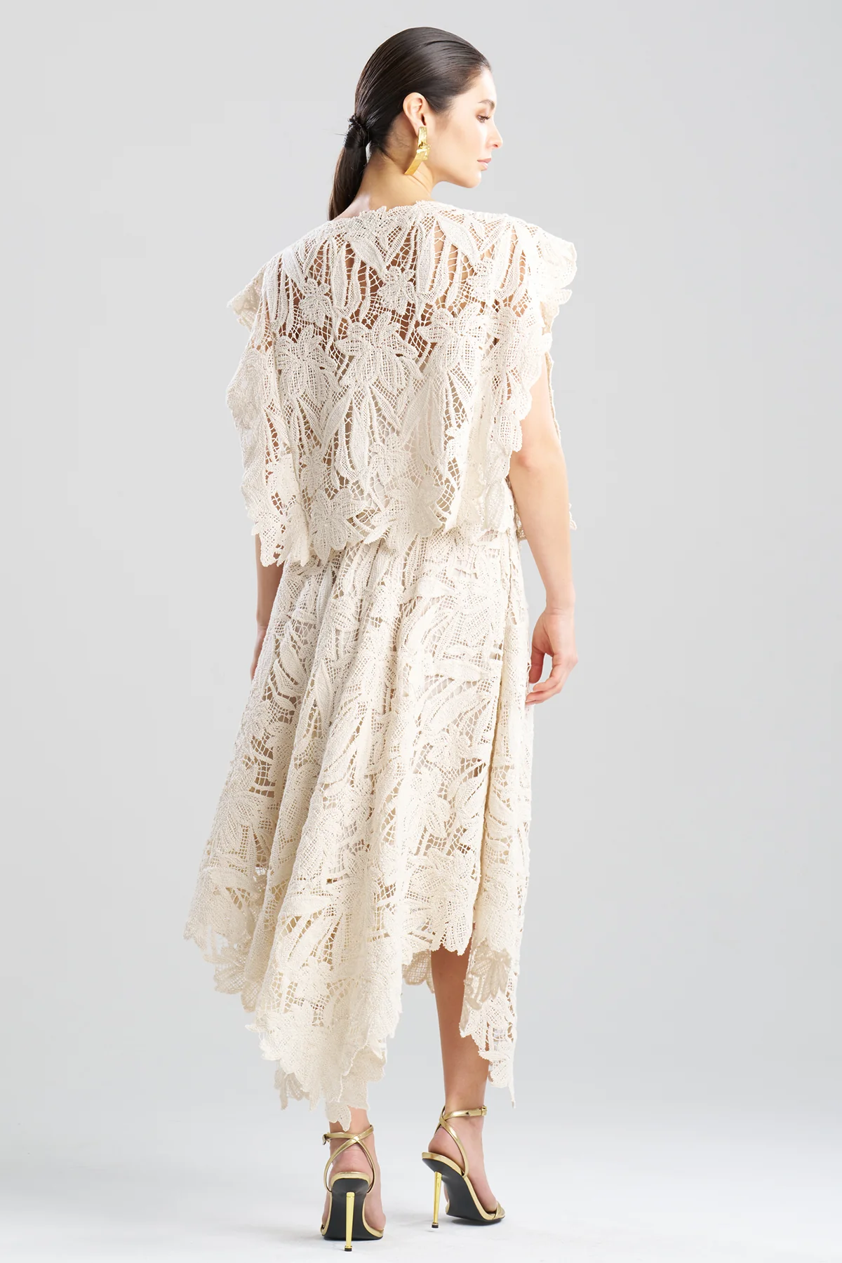 Crochet Lace Cotton Square Top - Image 3