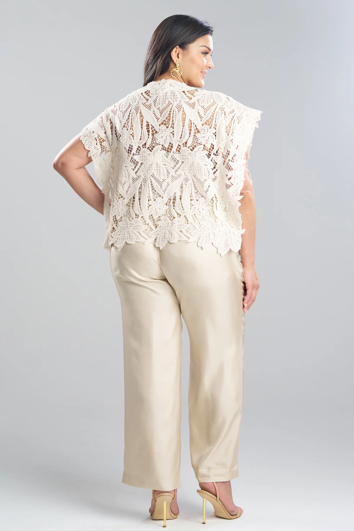 Crochet Lace Cotton Square Top - Image 5