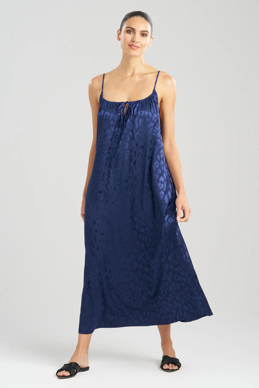 Decadence Tie Front Slip Dress