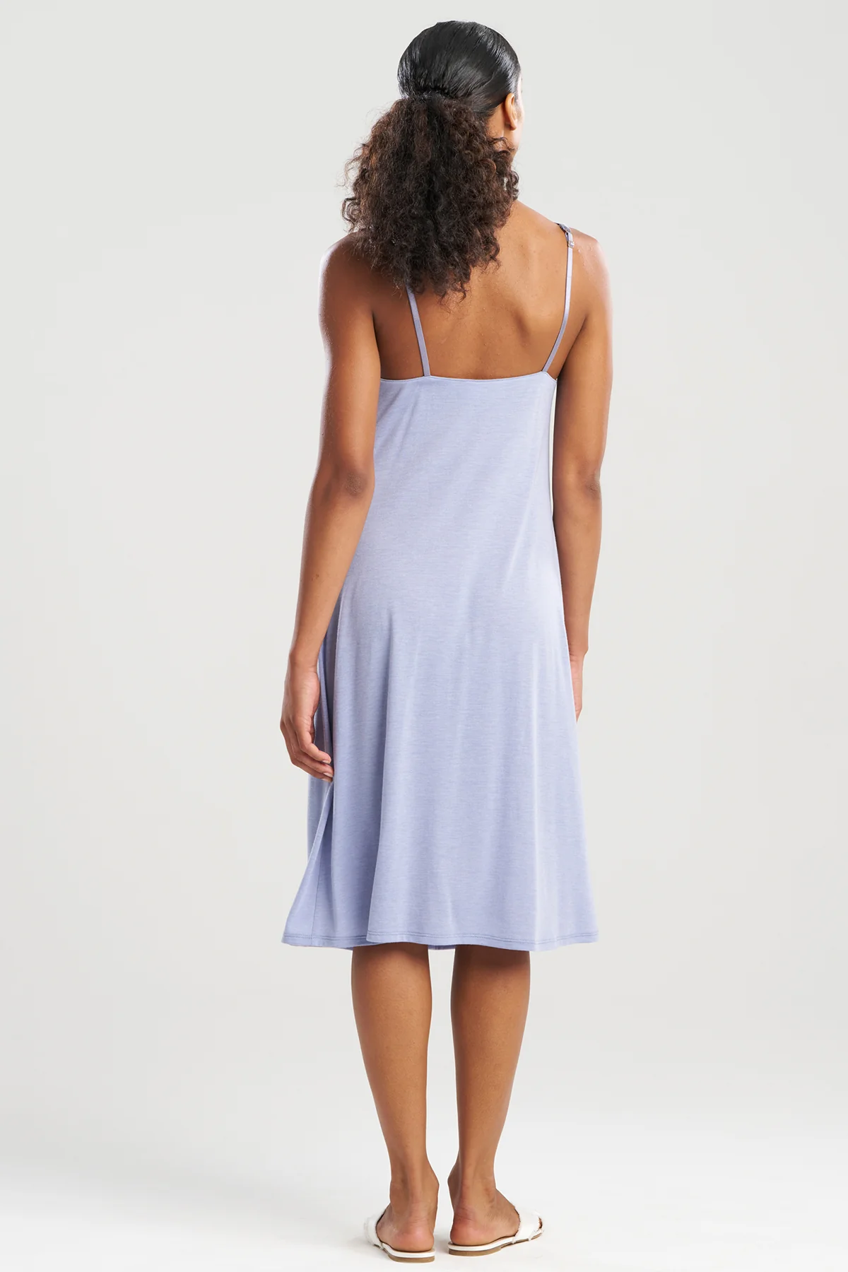 Dhalia Knit Jersey Lace Gown - Image 2