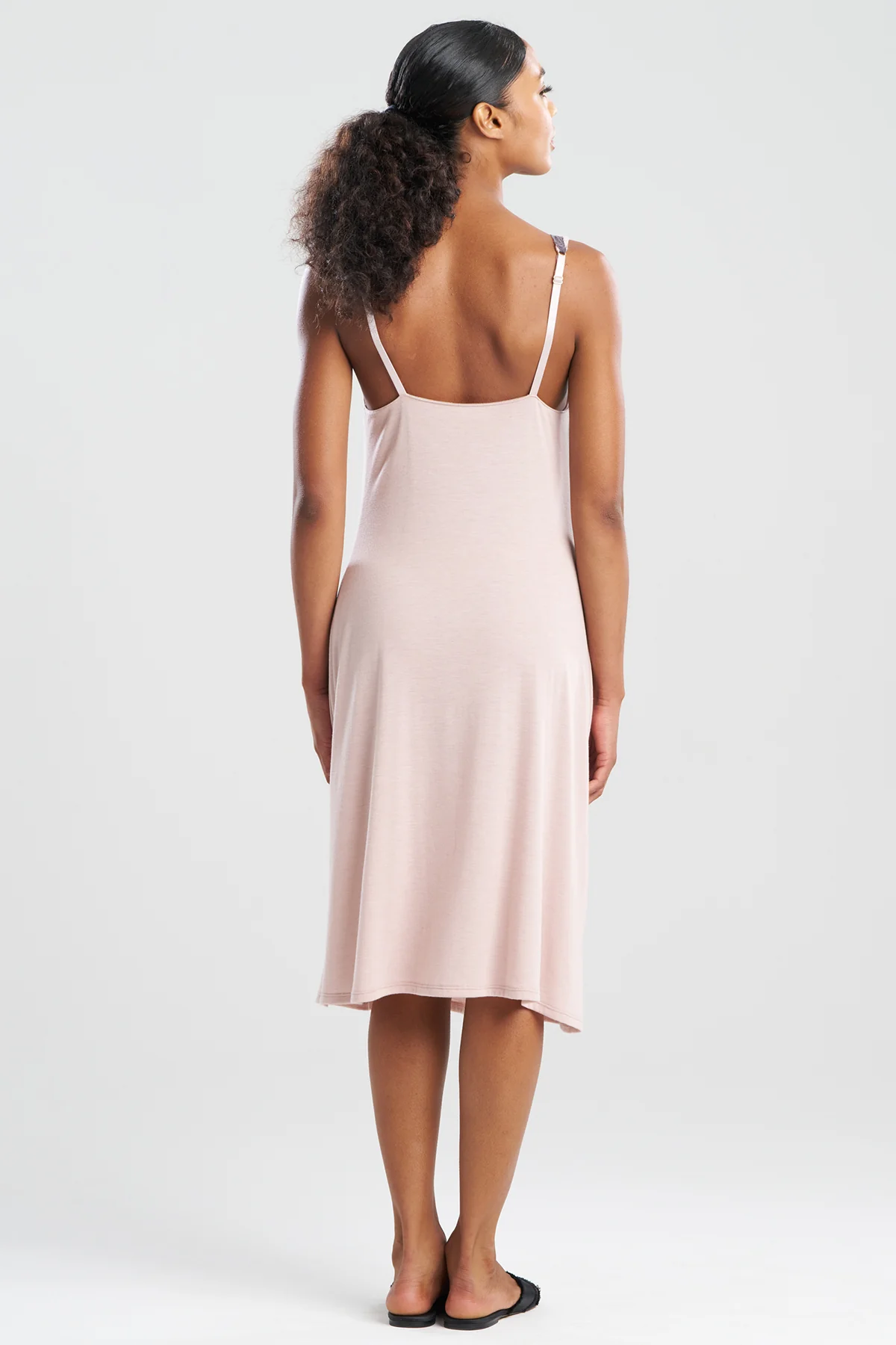Dhalia Knit Jersey Lace Gown - Image 2
