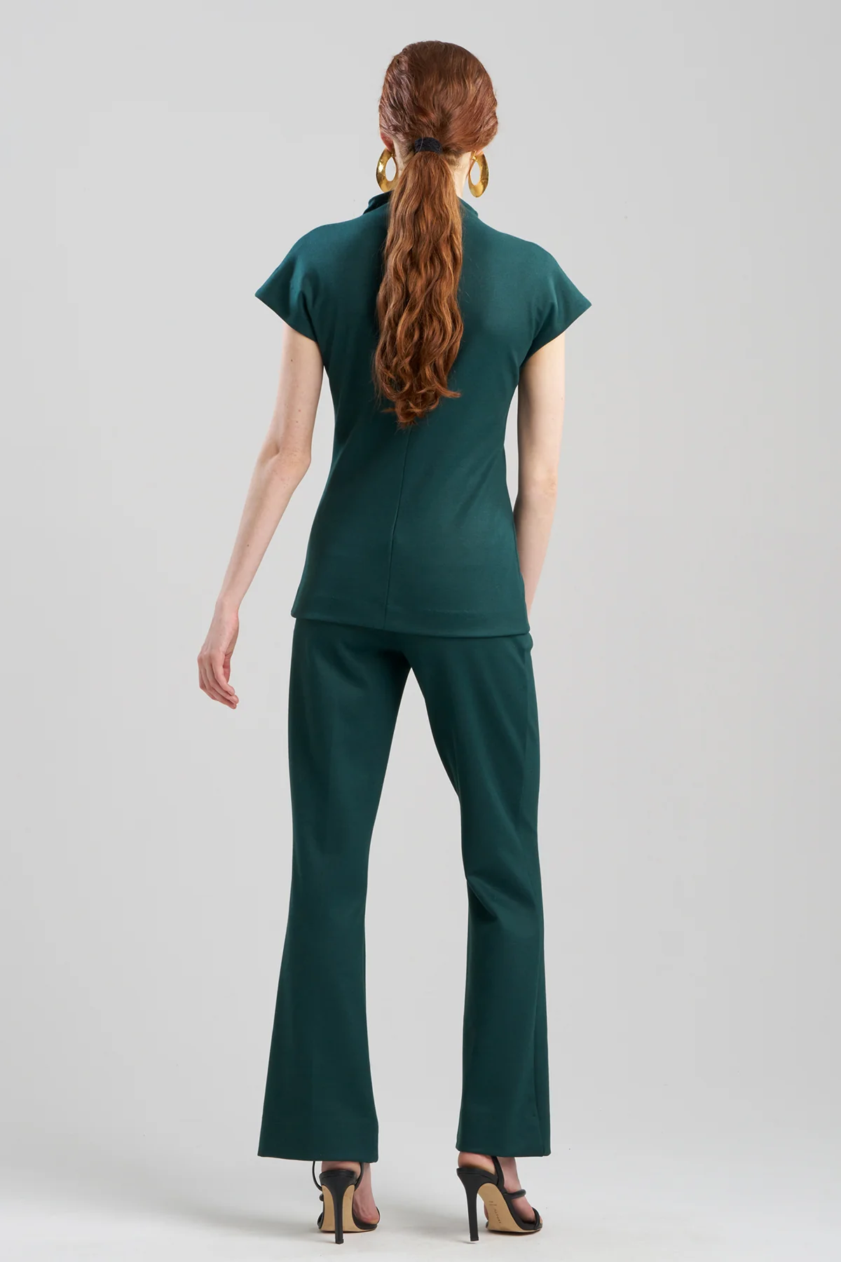 Double Jersey Funnel Neck Top - Image 2