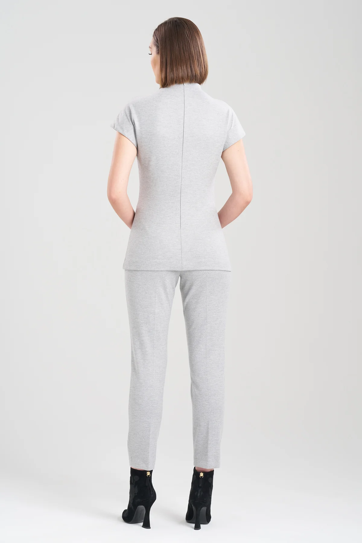 Double Jersey Funnel Neck Top - Image 2