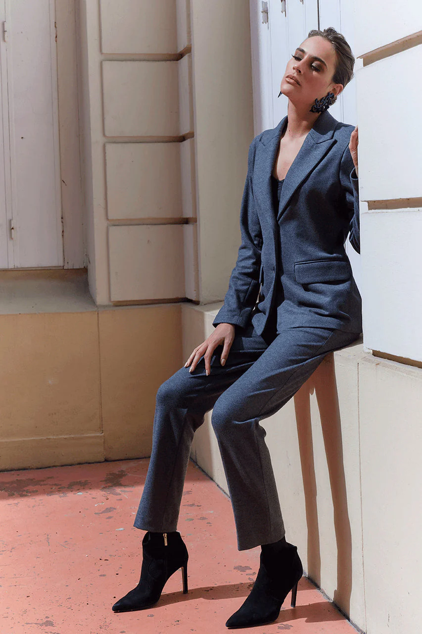 Double Jersey Tailored Blazer - Image 4