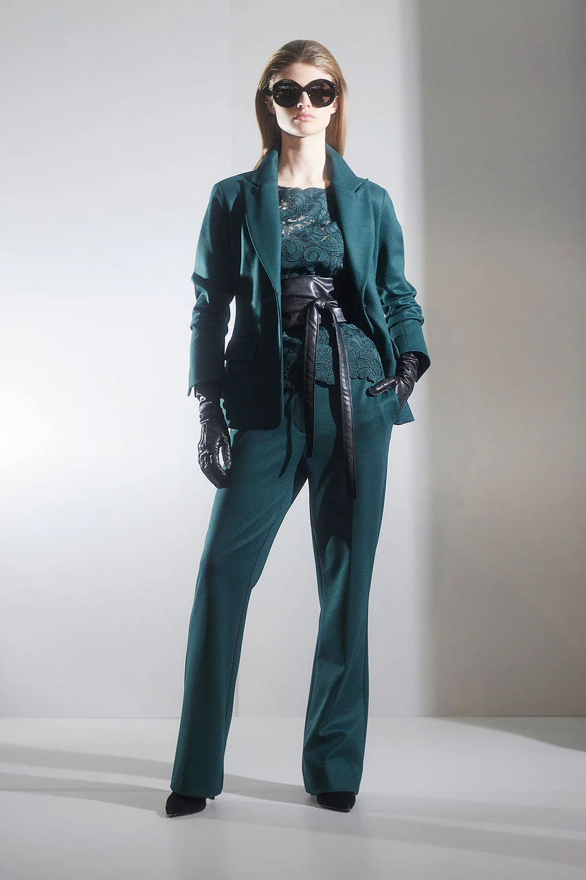 Double Jersey Two Button Lapel Blazer - Image 6
