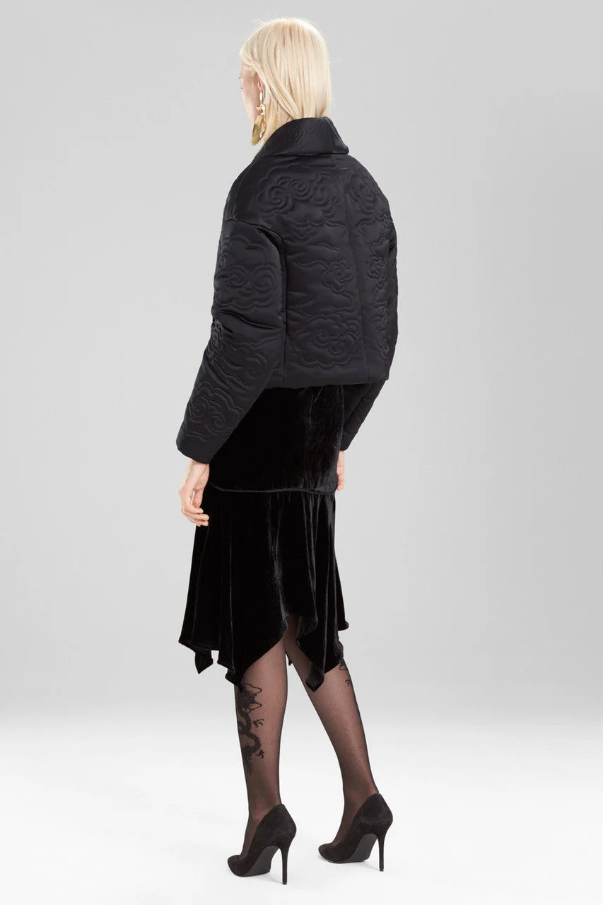 Duchess Satin Cropped Jacket - Image 3