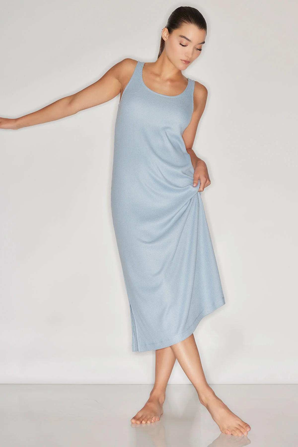 Eden Rib Knit Dream Slip Dress