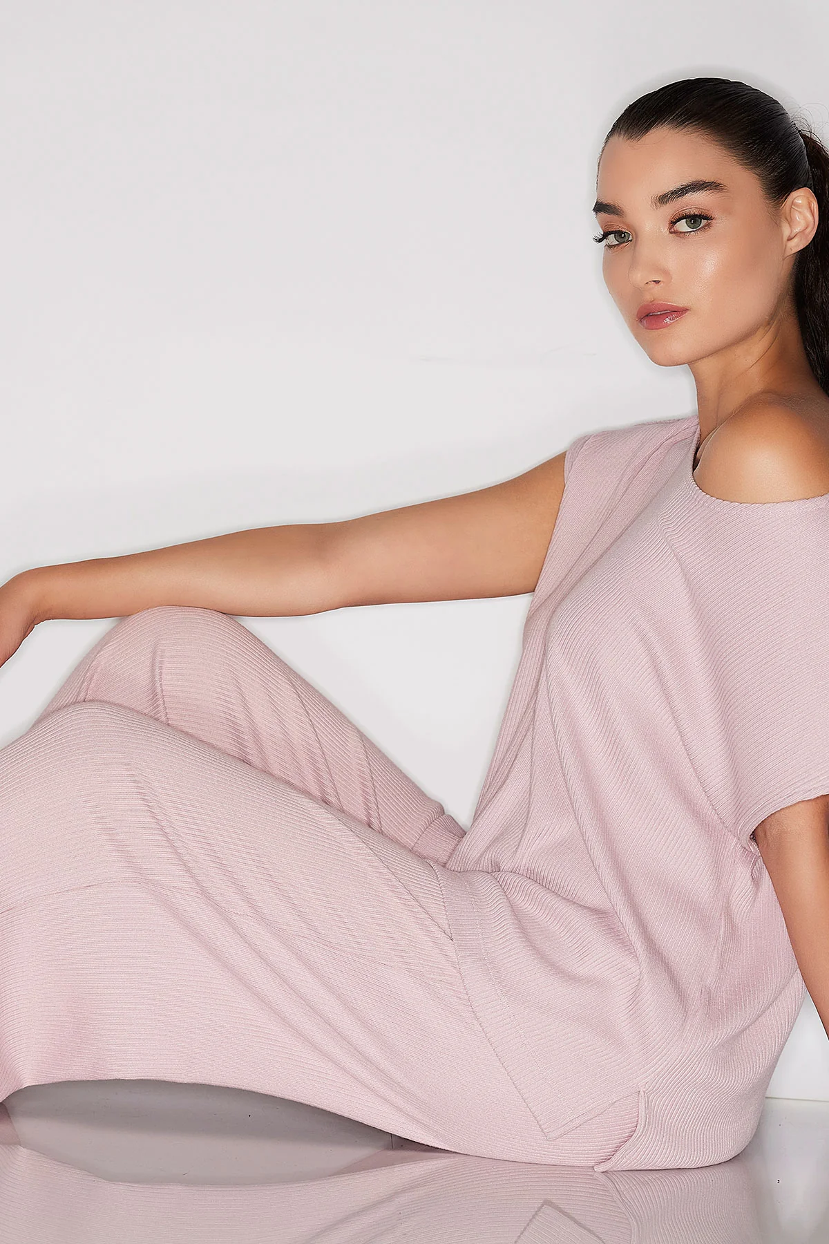 Eden Rib Knit Everywhere Straight Leg Pants - Image 4