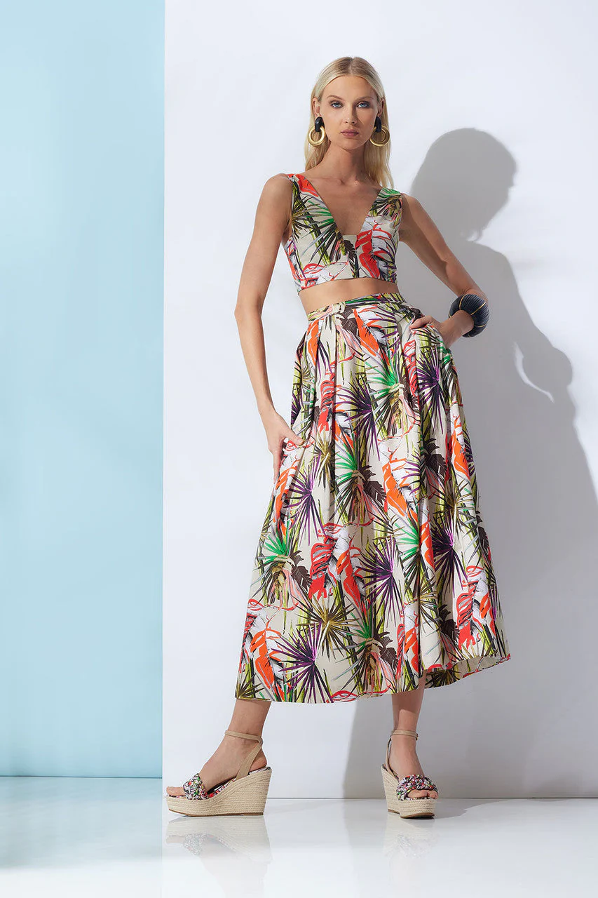 El Nido Cotton Poplin Skirt - Image 3