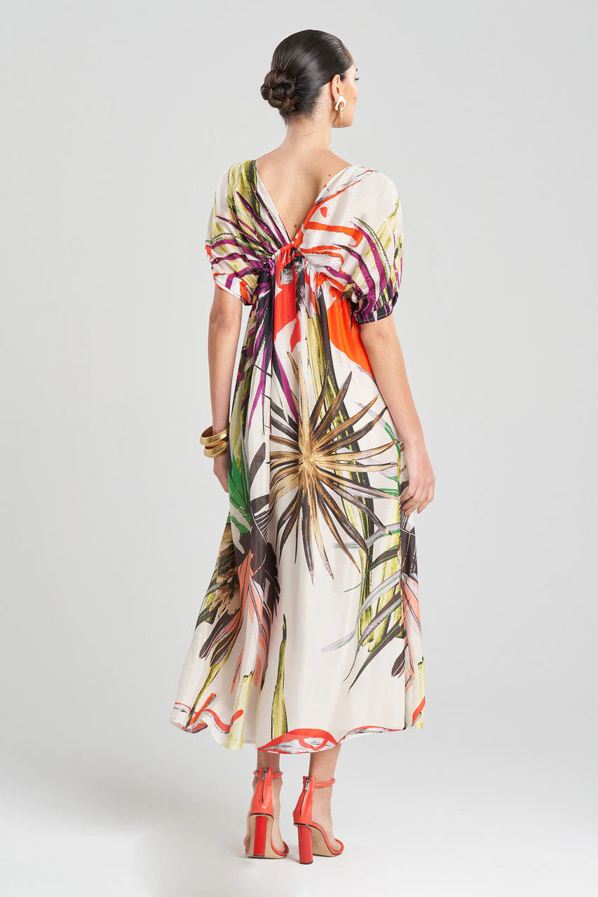El Nido Obi Silk Beaded Kimono Dress - Image 3