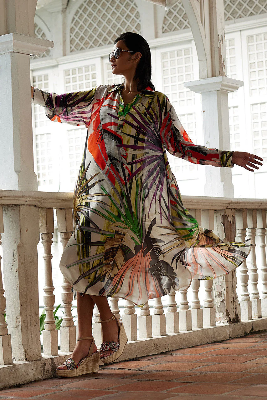 El Nido Obi Silk Shirtdress - Image 4
