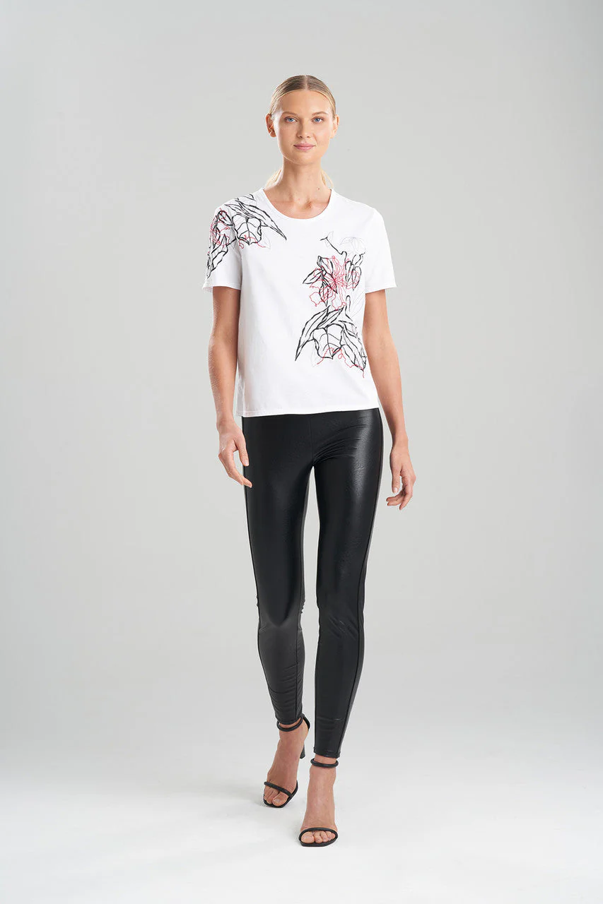 Embroidered Cotton T-Shirt - Image 3