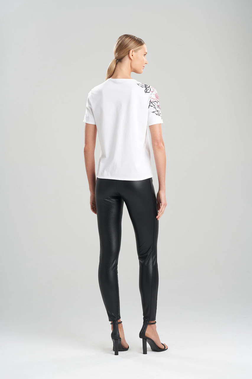 Embroidered Cotton T-Shirt - Image 4