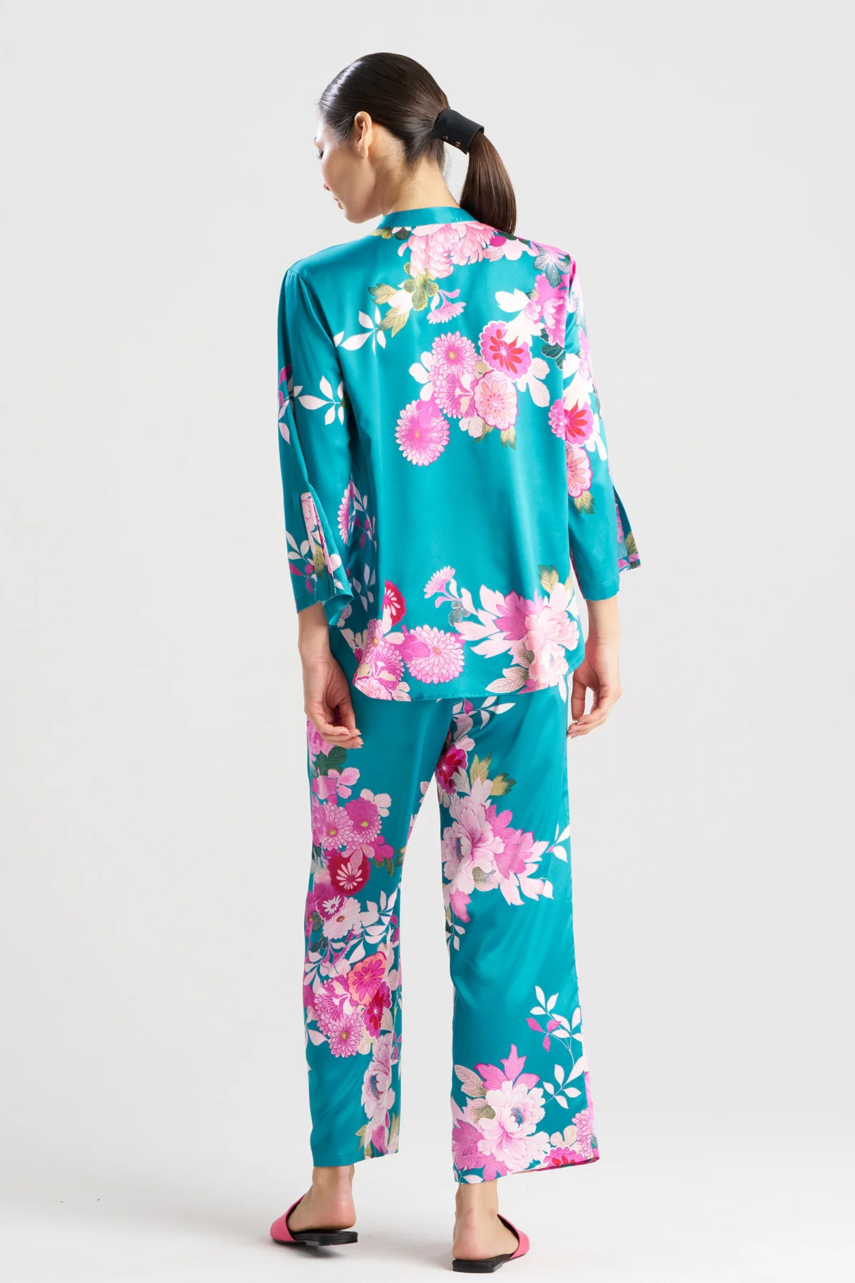Empress Printed Satin PJ - Image 2