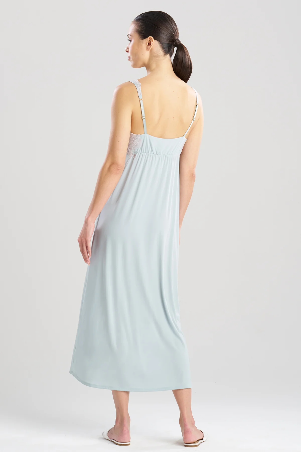 Enchant Lace Applique V-Neck Slip Dress - Image 3