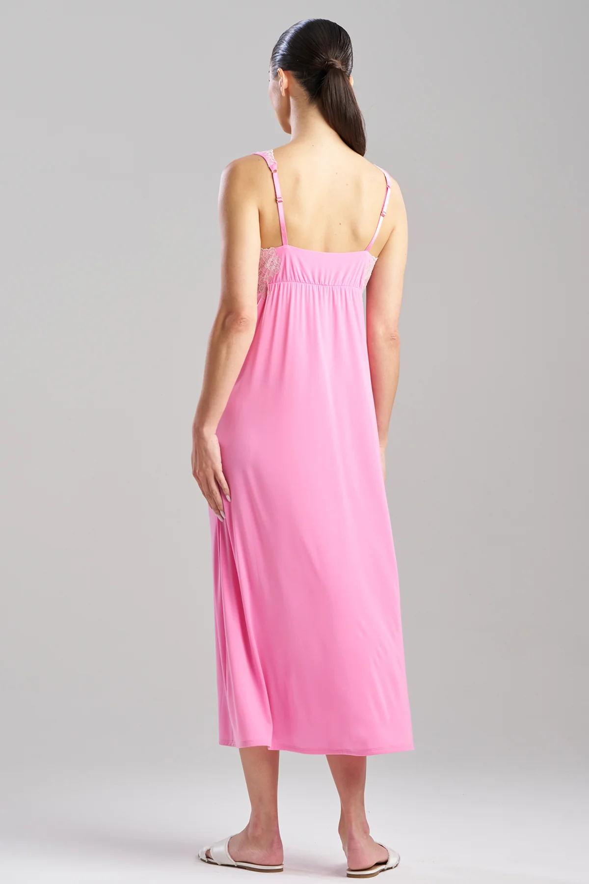 Enchant Lace Applique V-Neck Slip Dress - Image 3