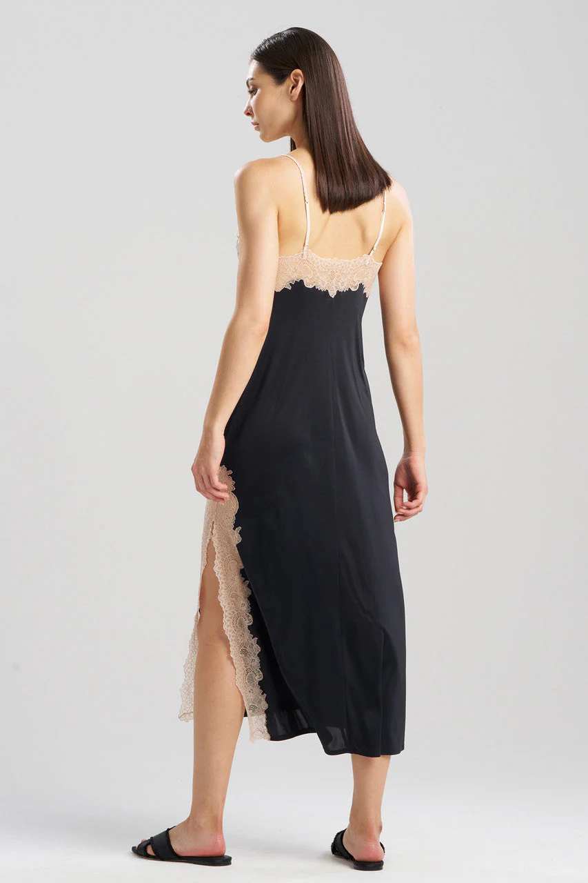 Enchant Lace Slit Slip Dress - Image 2