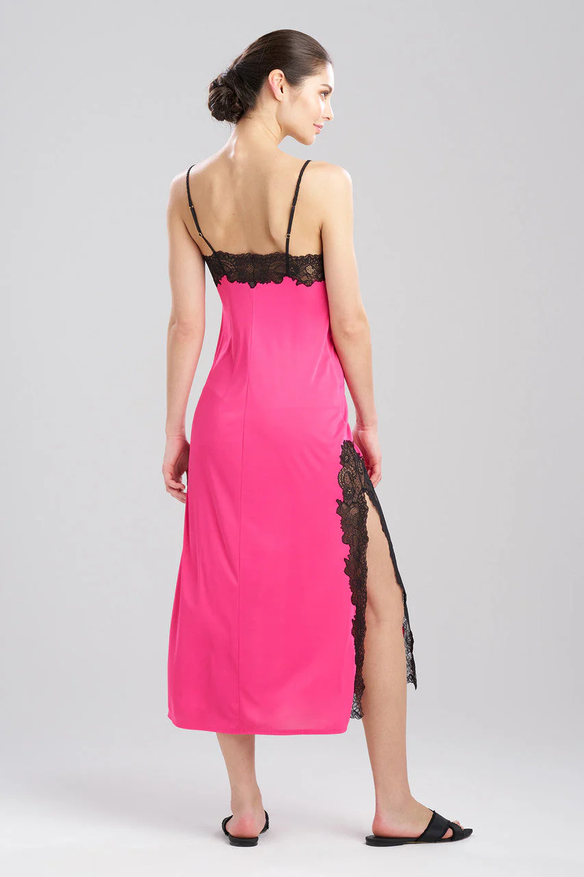 Enchant Lace Slit Slip Dress - Image 2