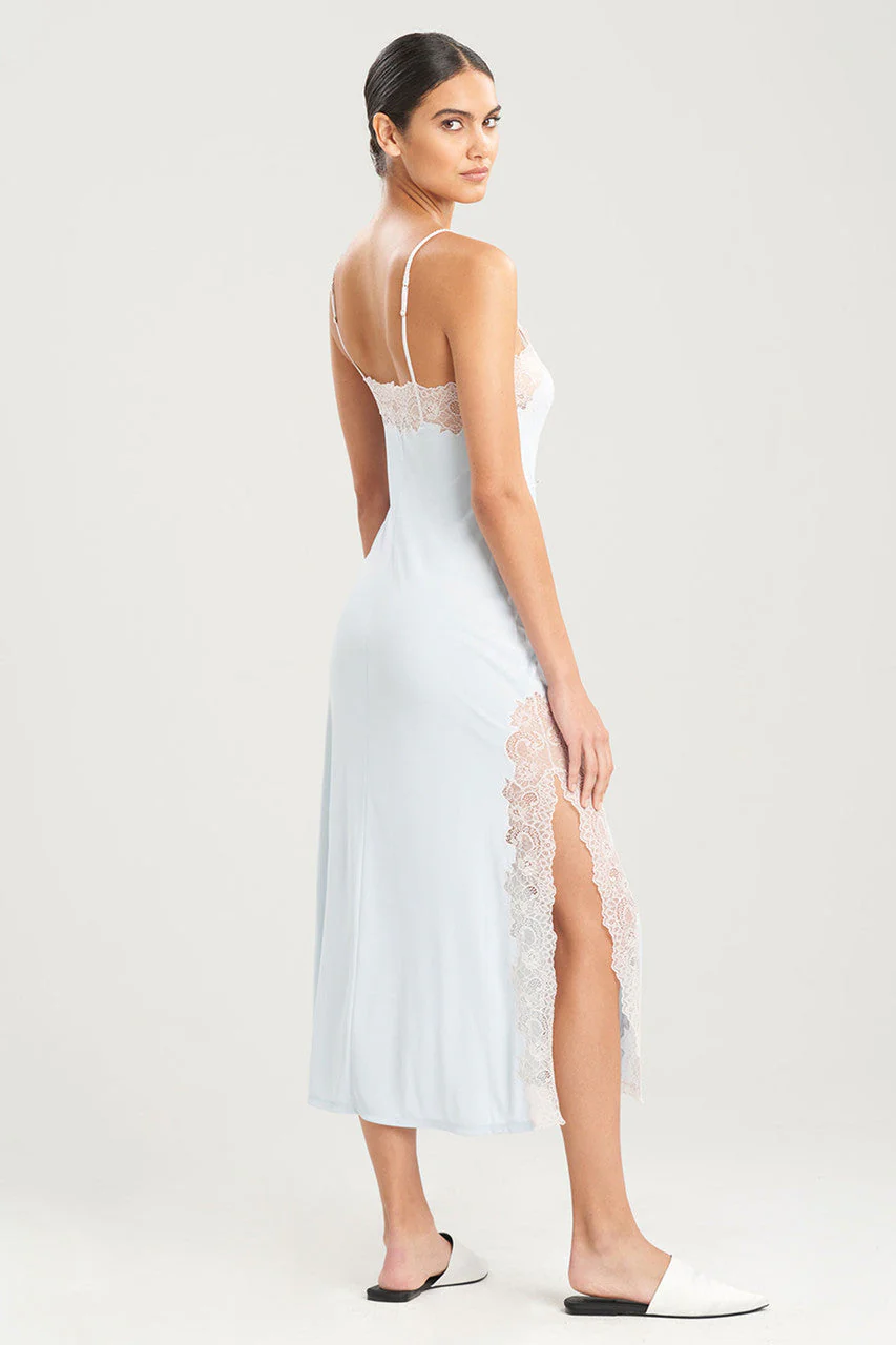 Enchant Lace Slit Slip Dress - Image 2