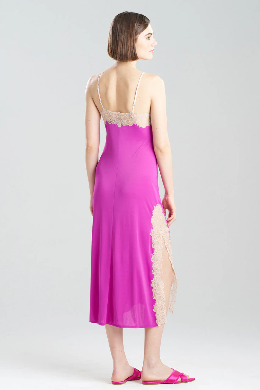 Enchant Lace Slit Slip Dress - Image 2
