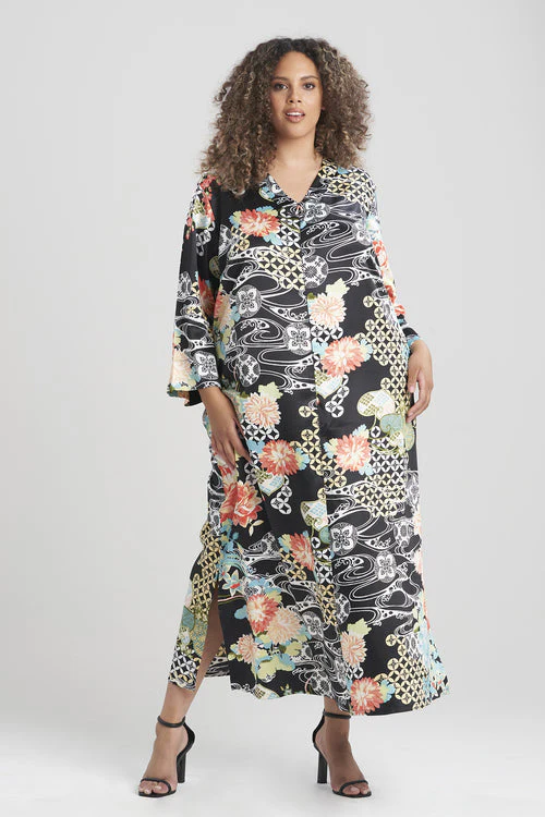 Enchanted Garden Zip Caftan