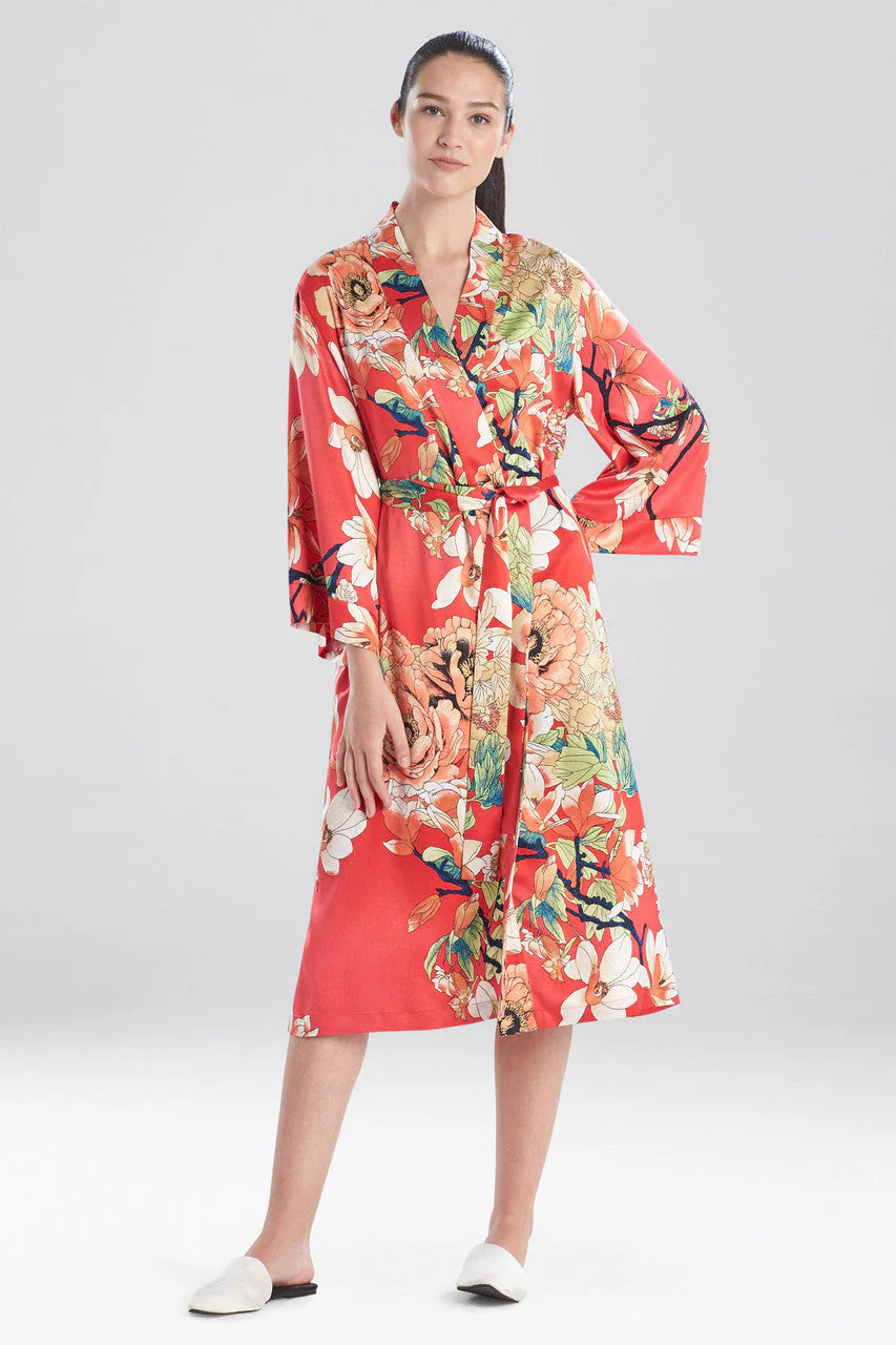 Enchanted Lotus Satin Robe - Image 2