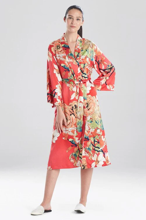 Enchanted Lotus Satin Robe - Image 5