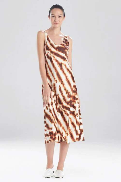 Ethereal Tiger Satin Gown - Image 11