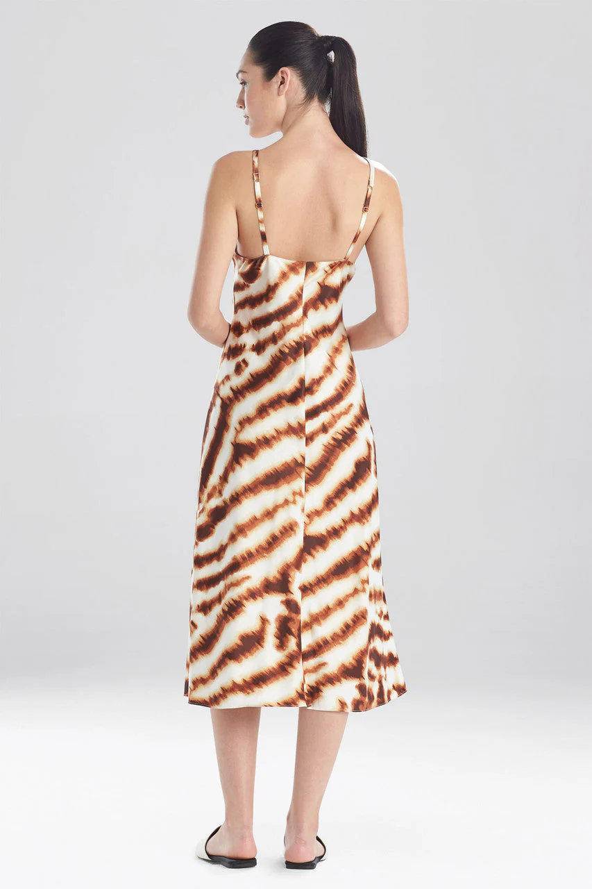 Ethereal Tiger Satin Gown - Image 3