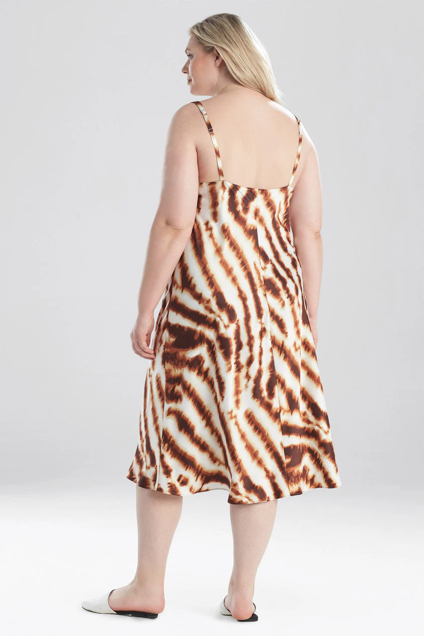 Ethereal Tiger Satin Gown - Image 4