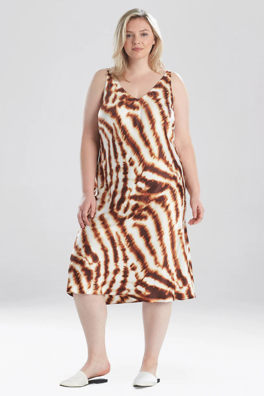 Ethereal Tiger Satin Gown - Image 5