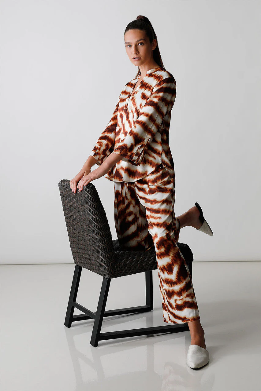 Ethereal Tiger Satin PJ - Image 2
