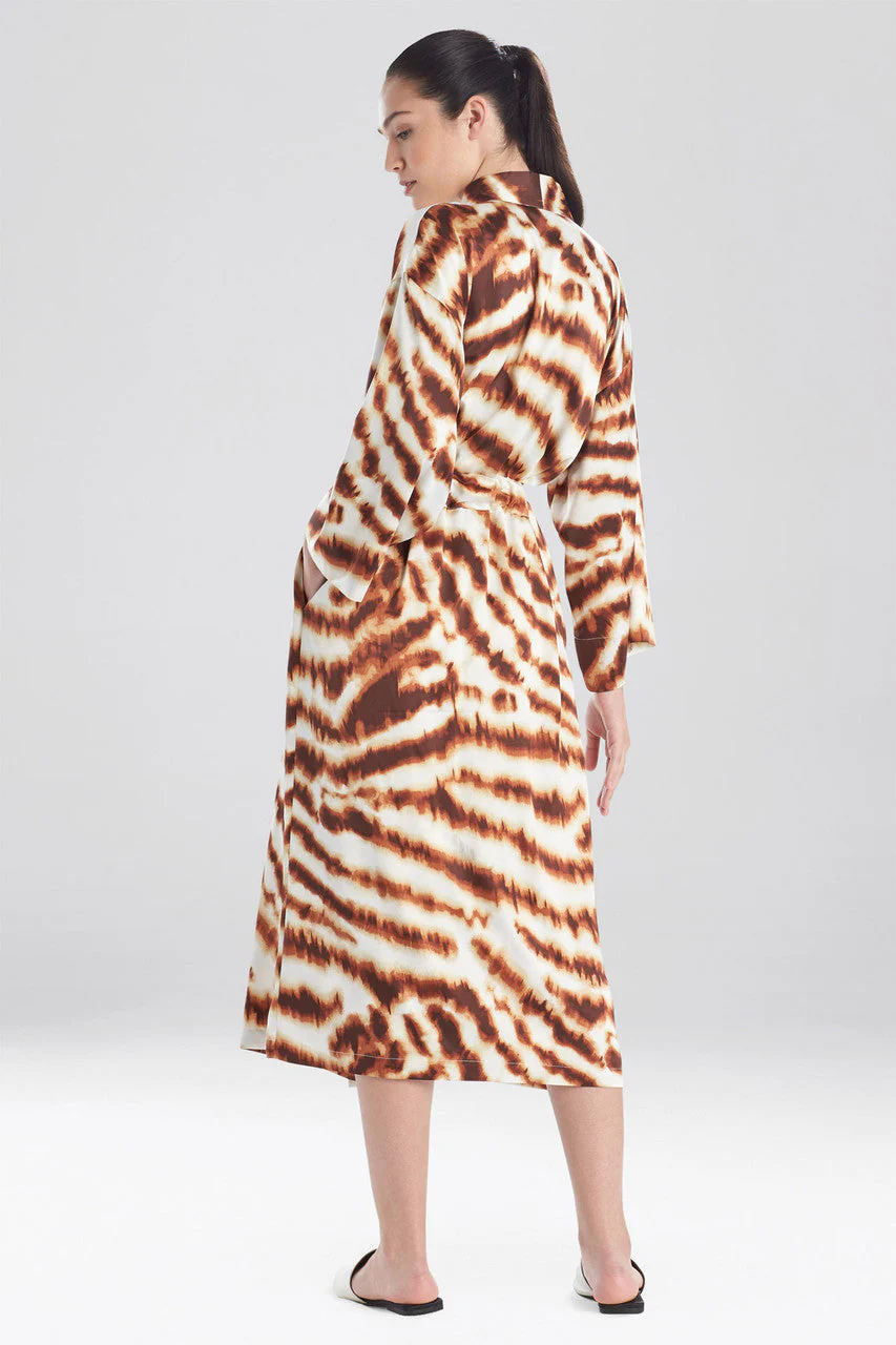 Ethereal Tiger Satin Robe - Image 3