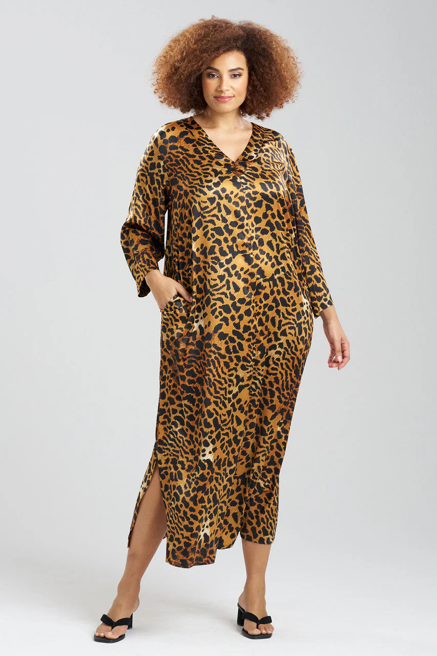 Exotic Animal Zip Caftan - Image 3